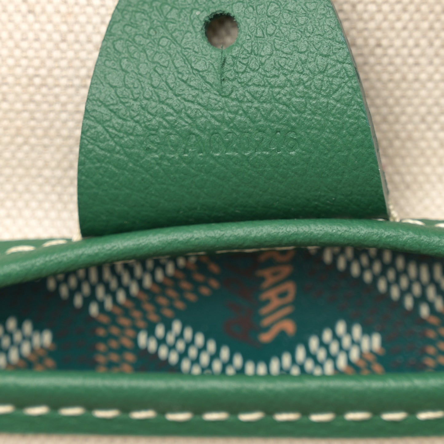 Goyardine Artois PM Green