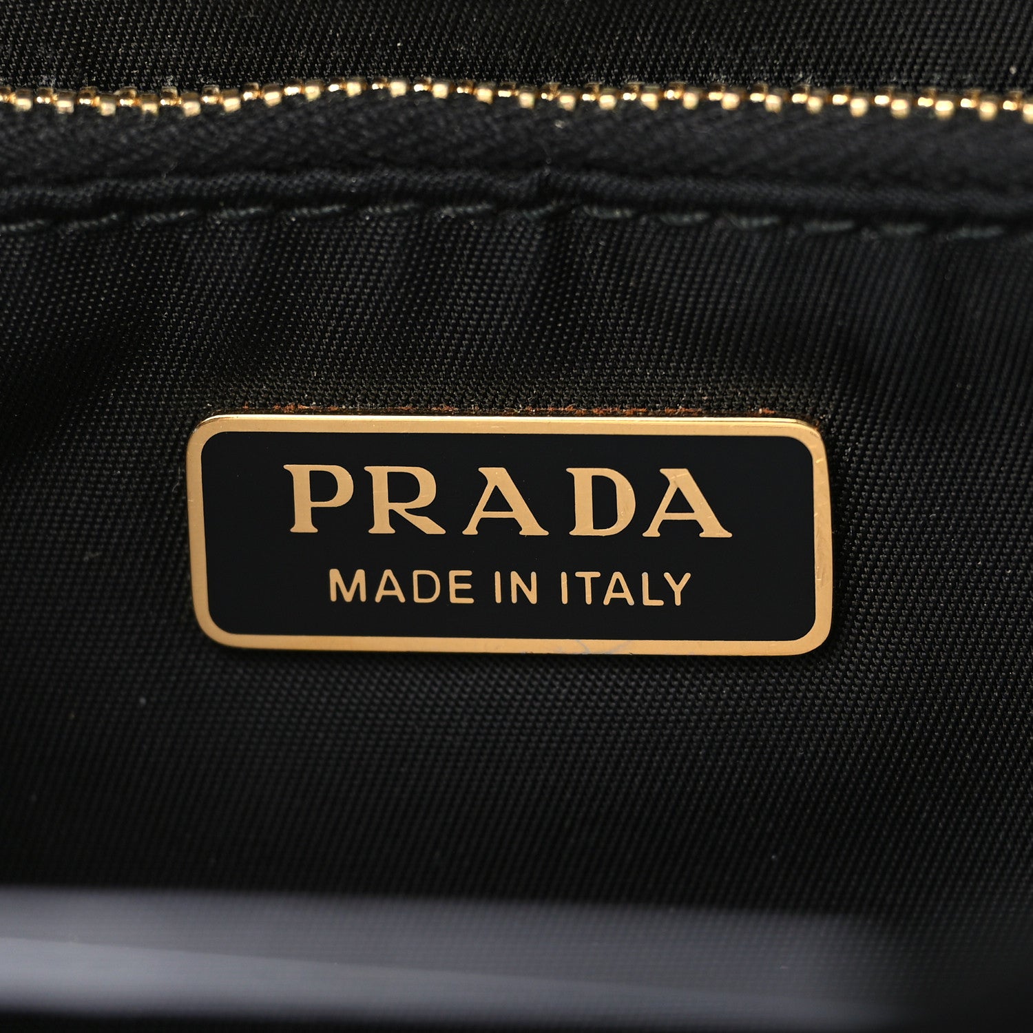 Prada Tessuto Nylon Padded Chain Shoulder Bag Black 6 of 9