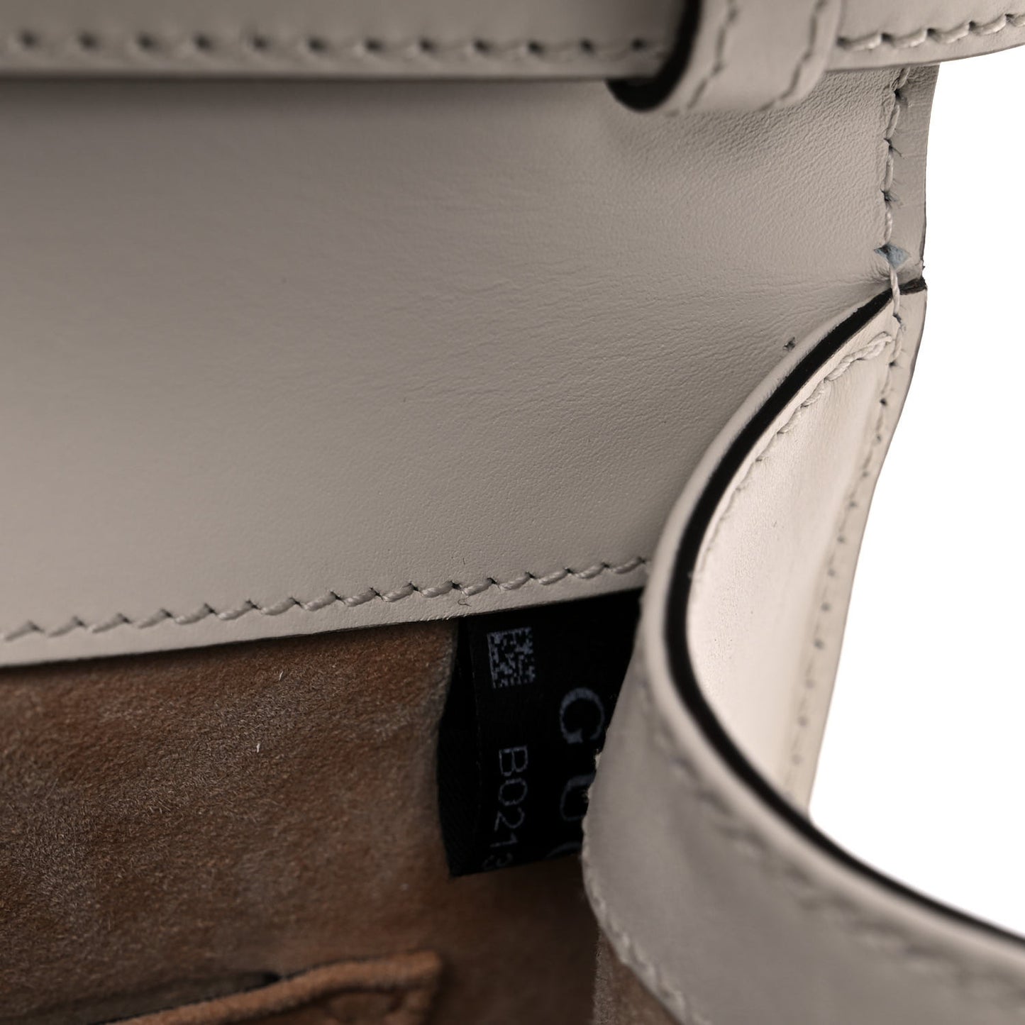 Calfskin Mini Sylvie Top Handle Bag White