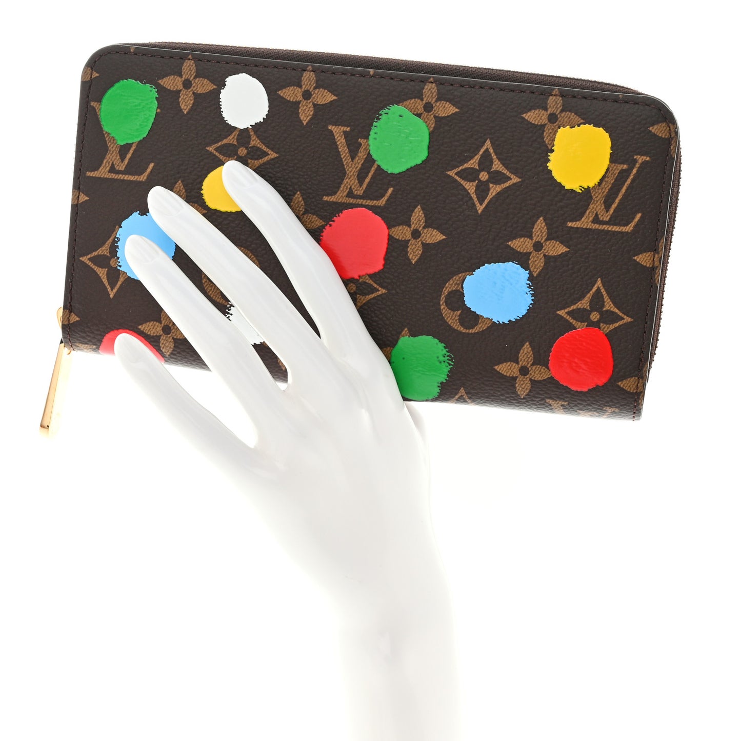 LV X YK Monogram Zippy Wallet