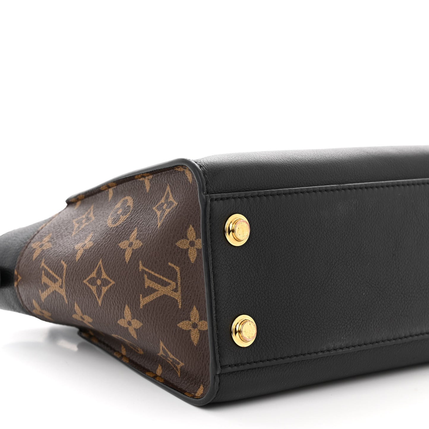 Calfskin Monogram On My Side PM Black