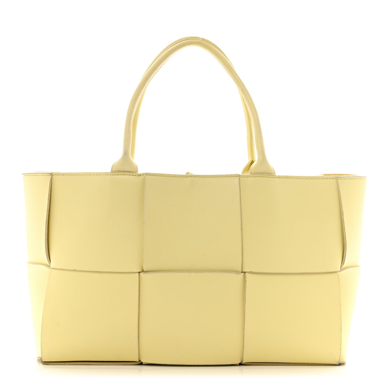 Bottega Veneta Nappa Maxi Intrecciato Medium Arco Tote Ice Cream