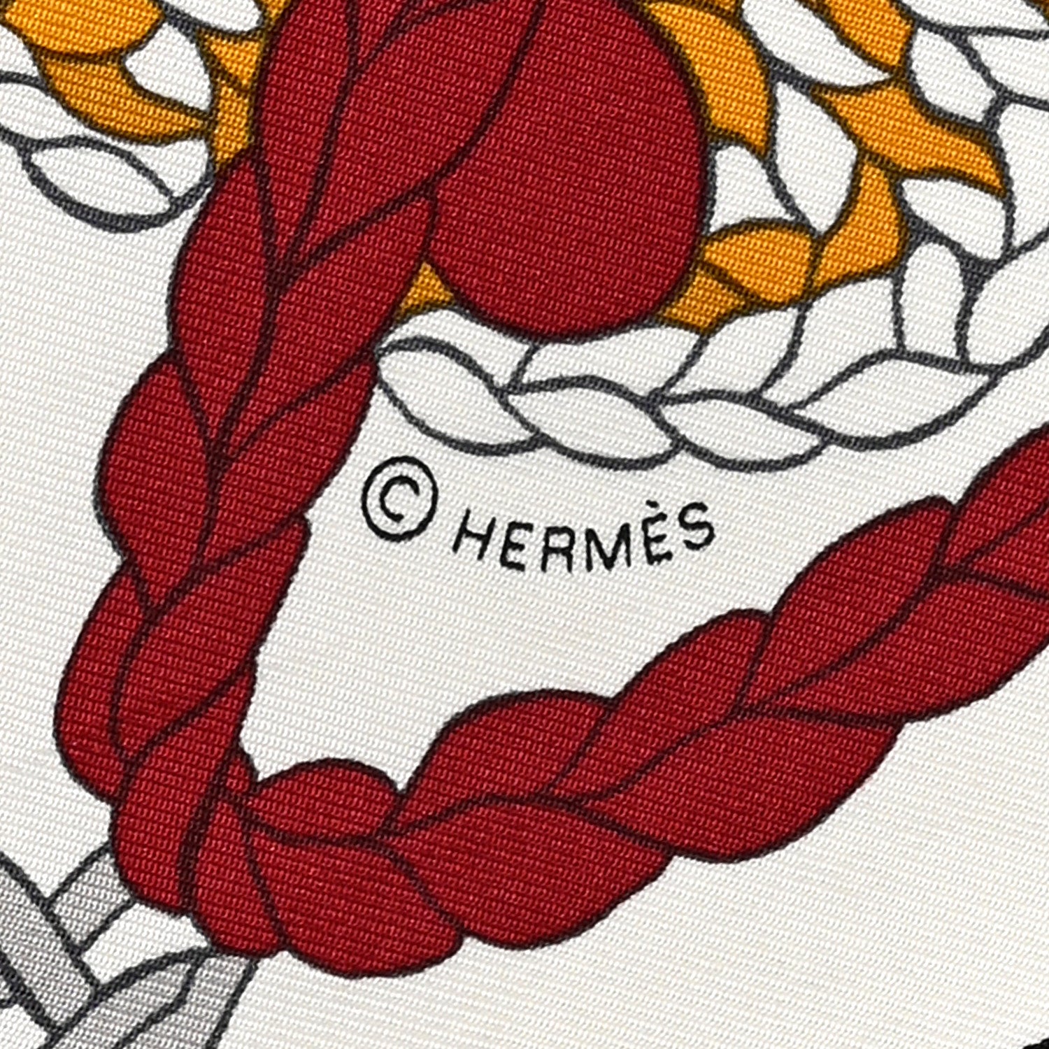Hermes Silk Le Timbalier Scarf 90 4 of 4