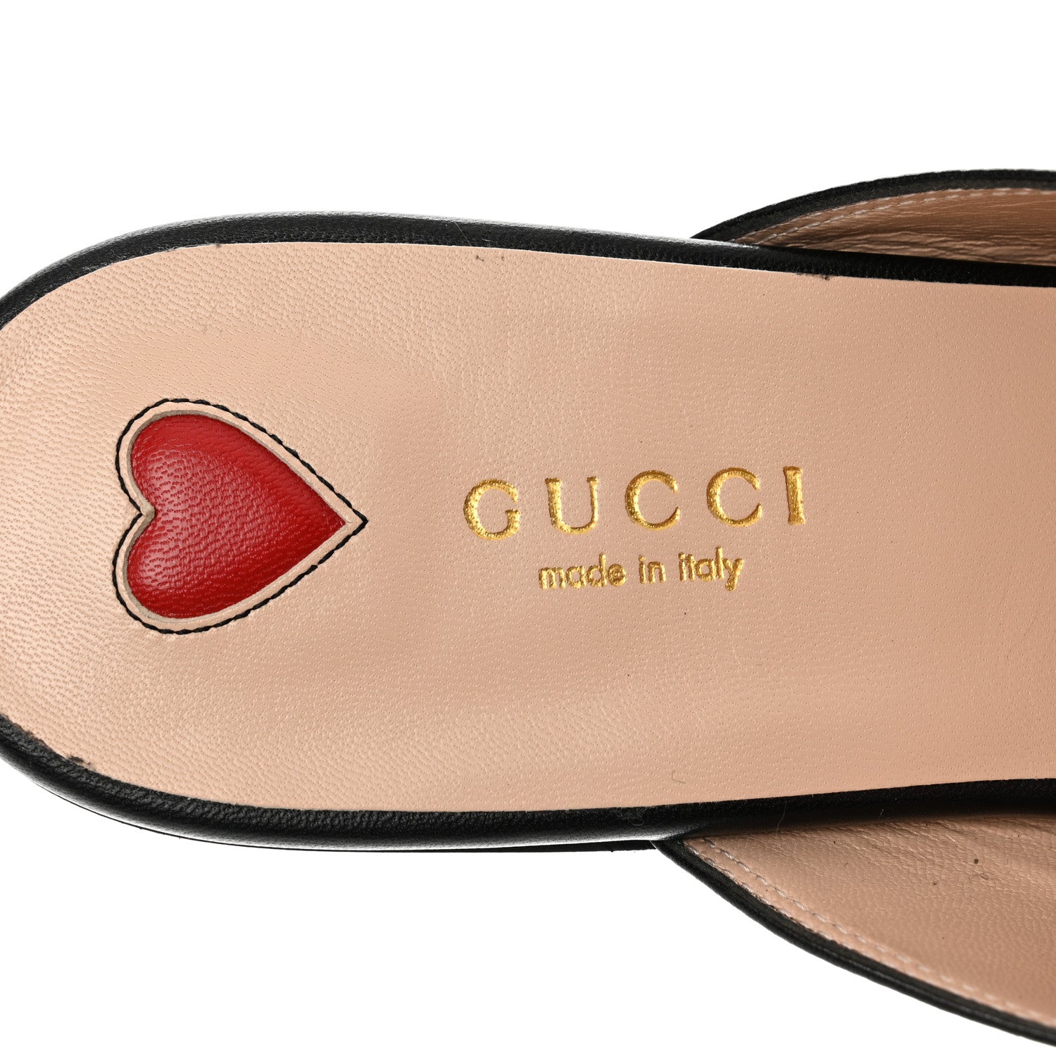Gucci Malaga Kid Web Womens Princetown Slippers 38 Black 7 of 8