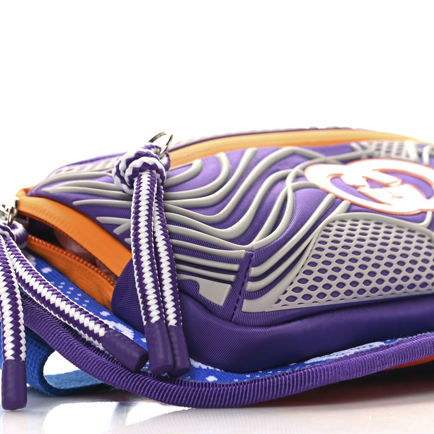 Jersey GG Monogram All Over Sporty Belt Bag Grey White Multicolor