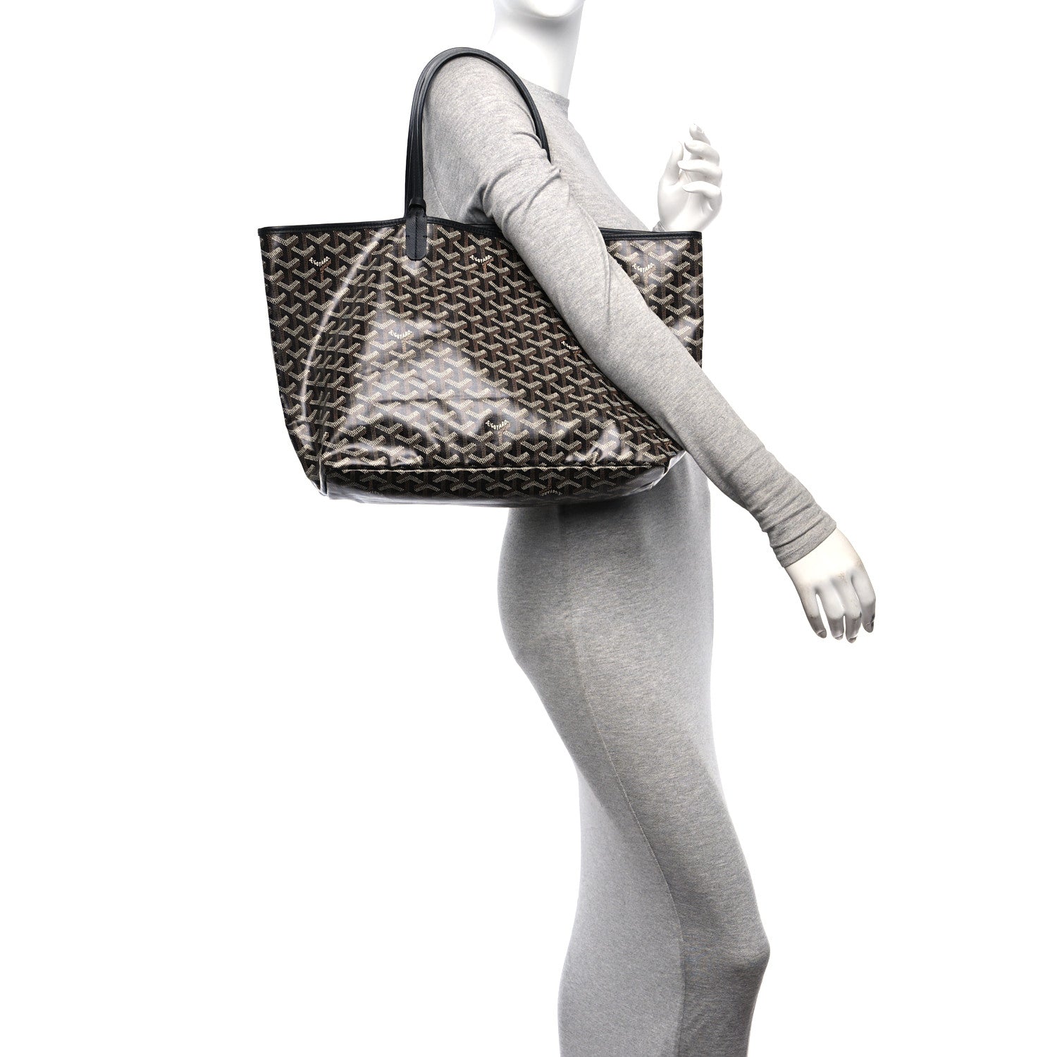 Goyard Goyardine Saint Louis PM Black 2 of 10