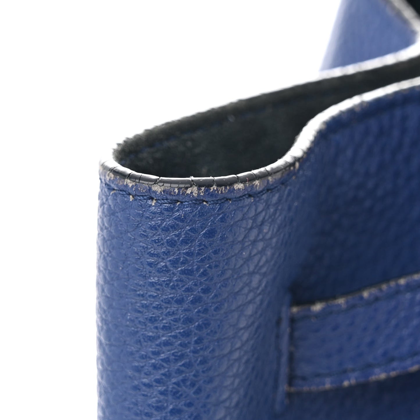Soft Grained Calfskin Medium Belt Cabas Phantom Indigo