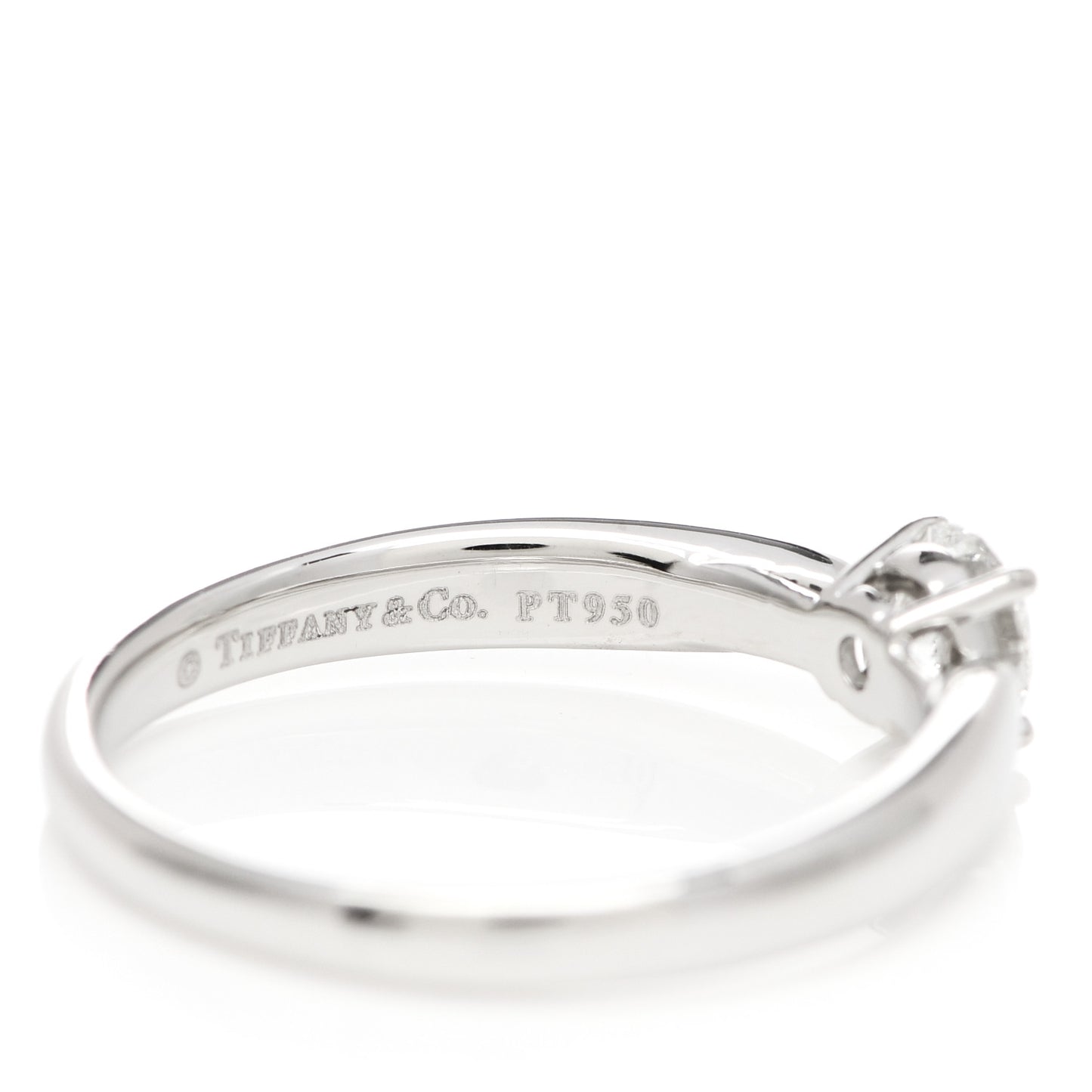 Platinum Diamond .38ct Harmony Solitaire Engagement Ring 52 6