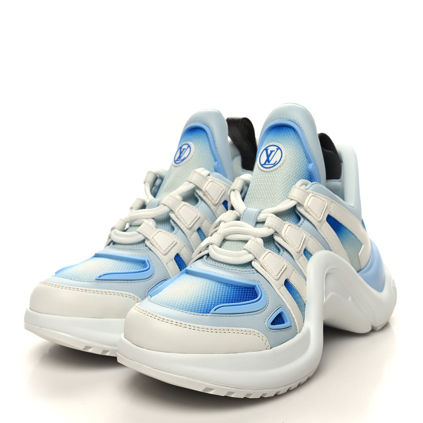 Calfskin LV Archlight Gradient Sneakers 36.5 Light Blue