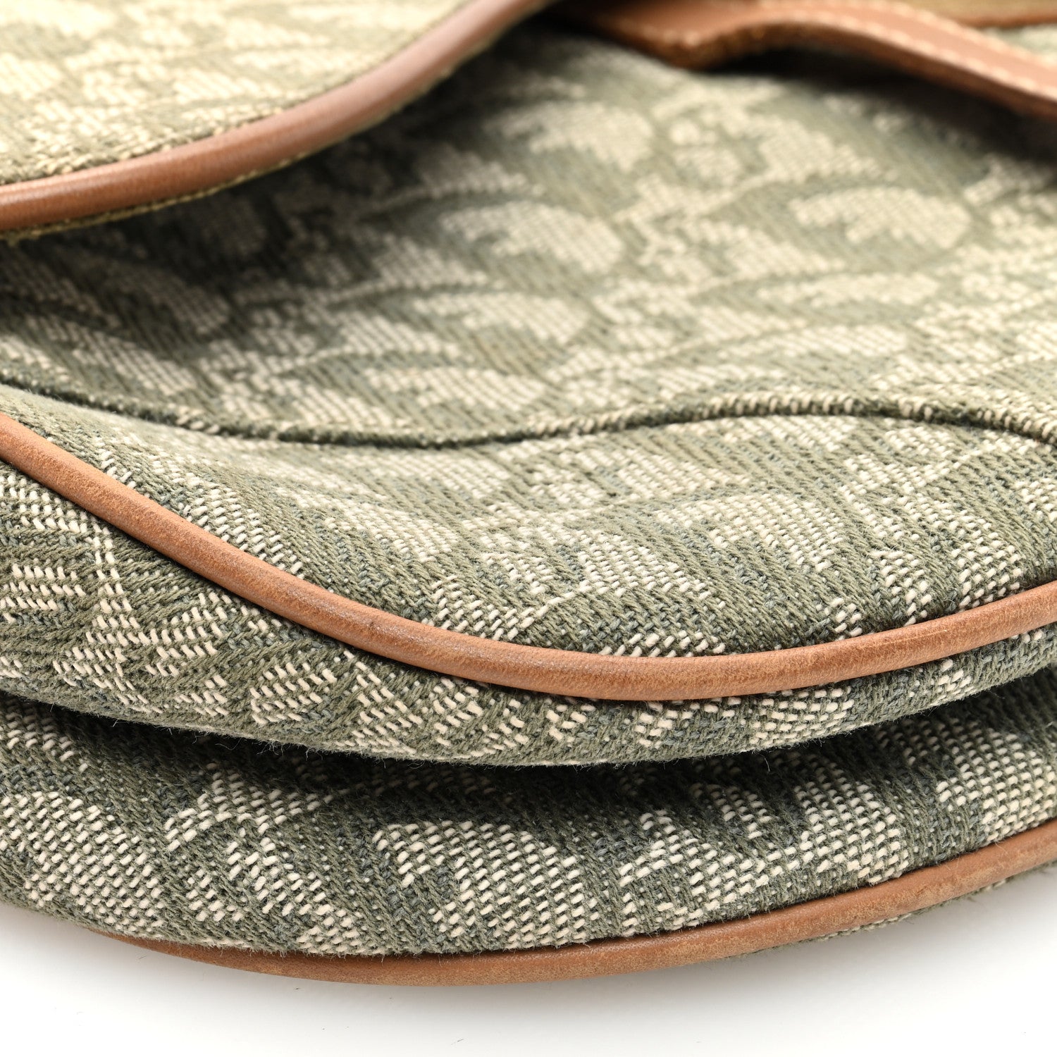 Christian Dior Monogram Saddle Bag Green 9 of 12
