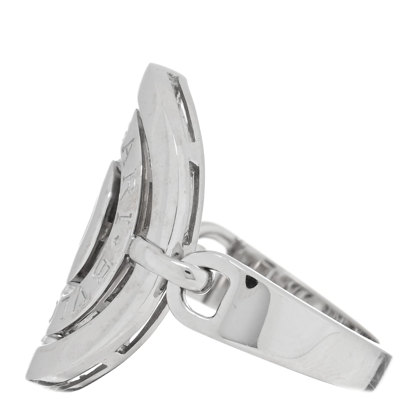 18K White Gold Astrale Cerchi Ring 54 7