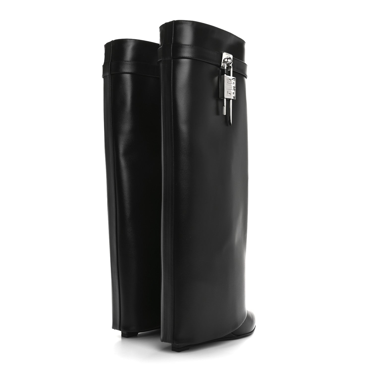 Givenchy Calfskin Shark Lock Pant Boots 39 Black 4 of 8