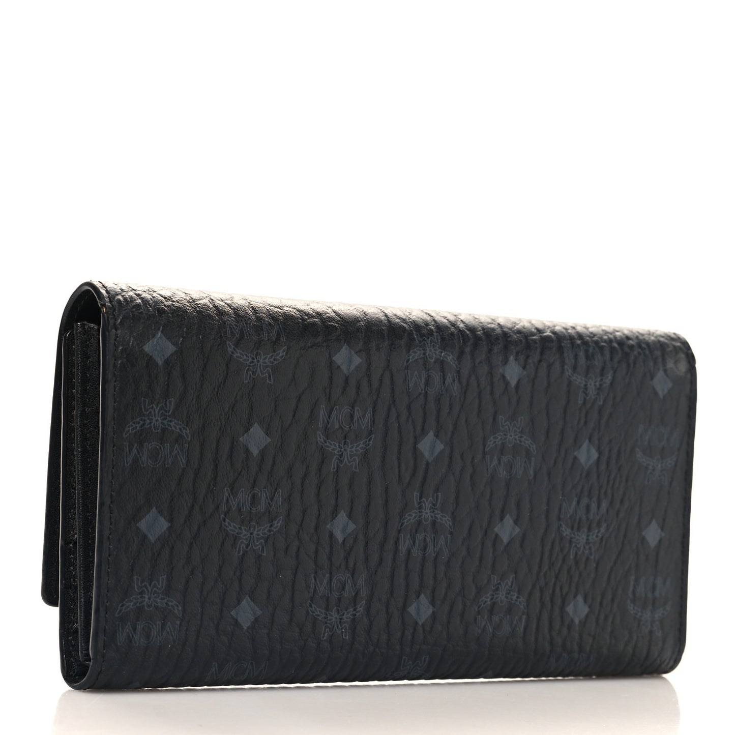 Visetos Large Tri-Fold Flap Wallet Black