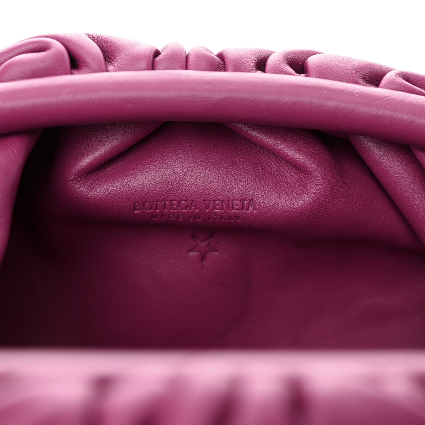 Butter Calfskin The Mini Pouch Cinnabar