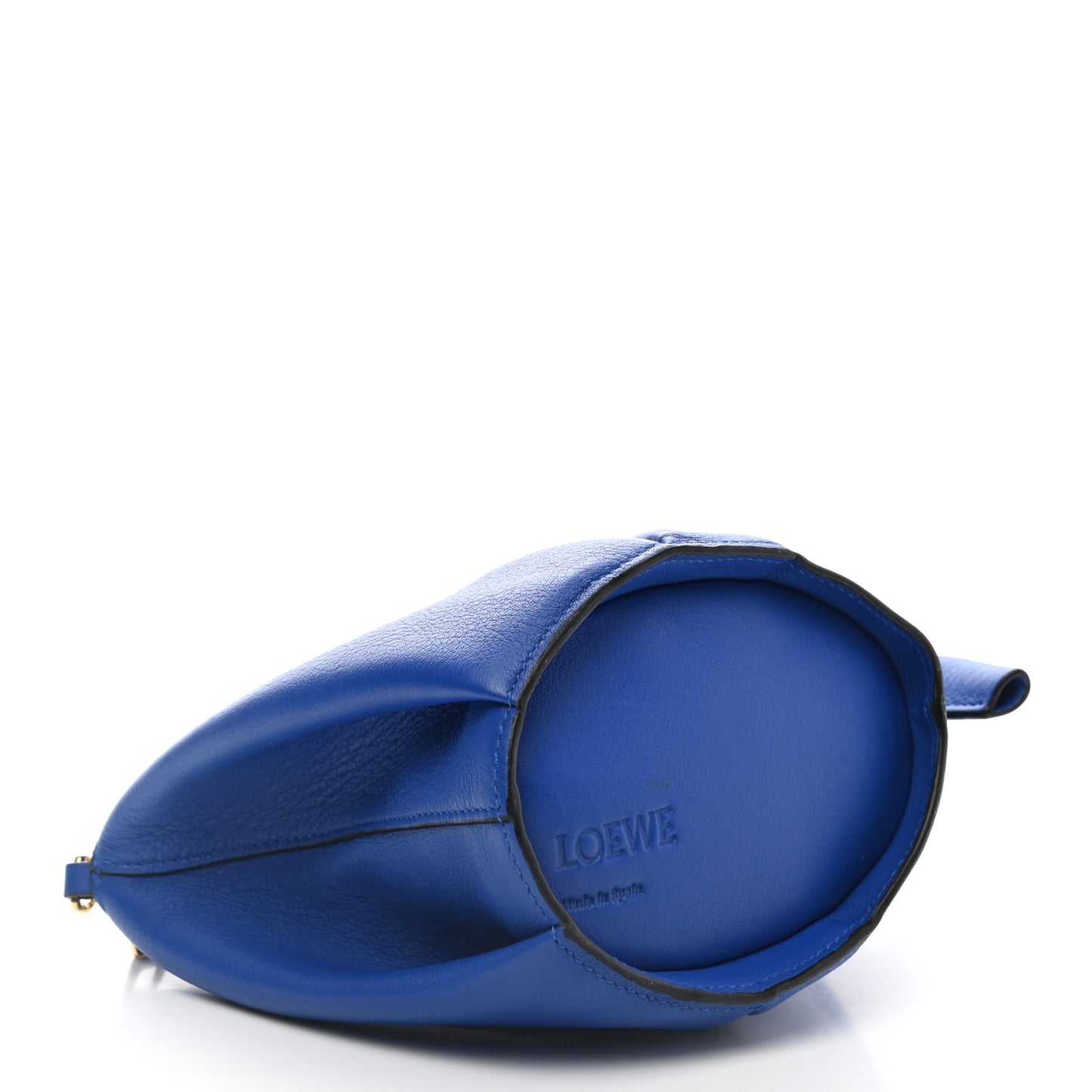 Calfskin Mini Elephant Crossbody Bag Electric Blue