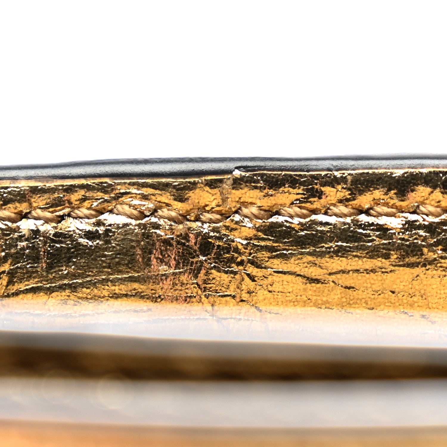 Saint Laurent Metallic Calfskin Monogram Large Belle De Jour Clutch Gold 9 of 10