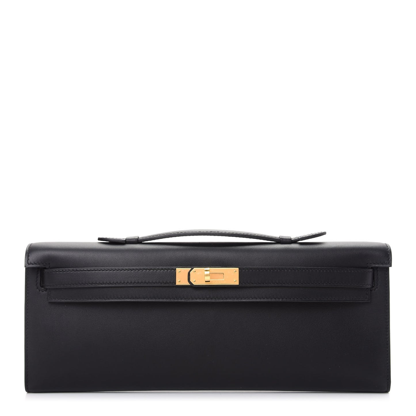 Swift Kelly Cut Clutch Pochette Black