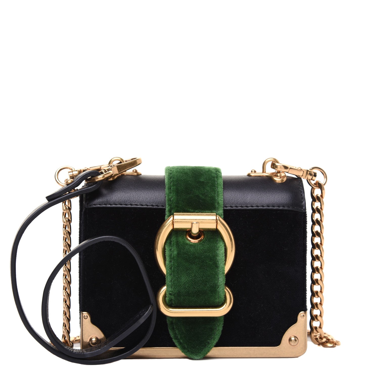 Prada Velvet City Calfskin Micro Cahier Bag Black Alloro 1 of 13