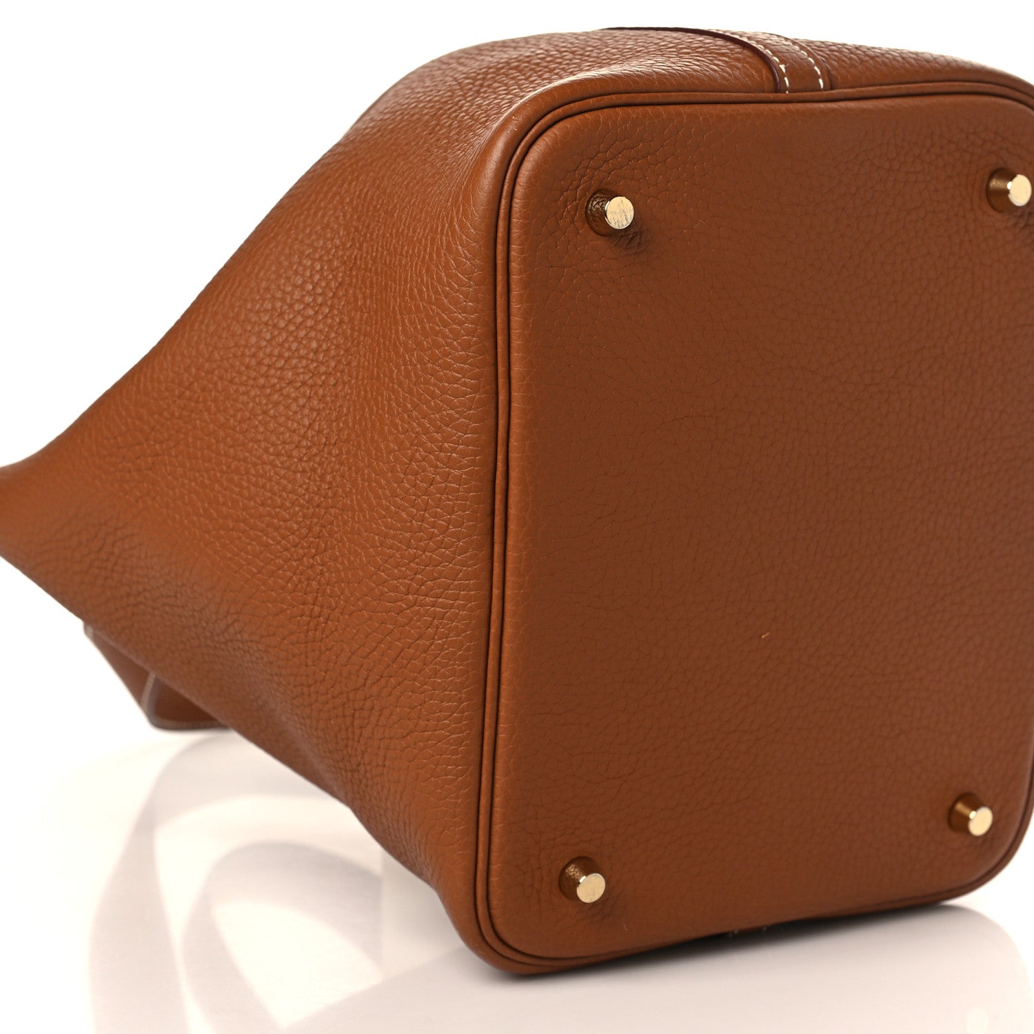 Hermes Taurillon Clemence Picotin Lock 22 MM Gold 8 of 10