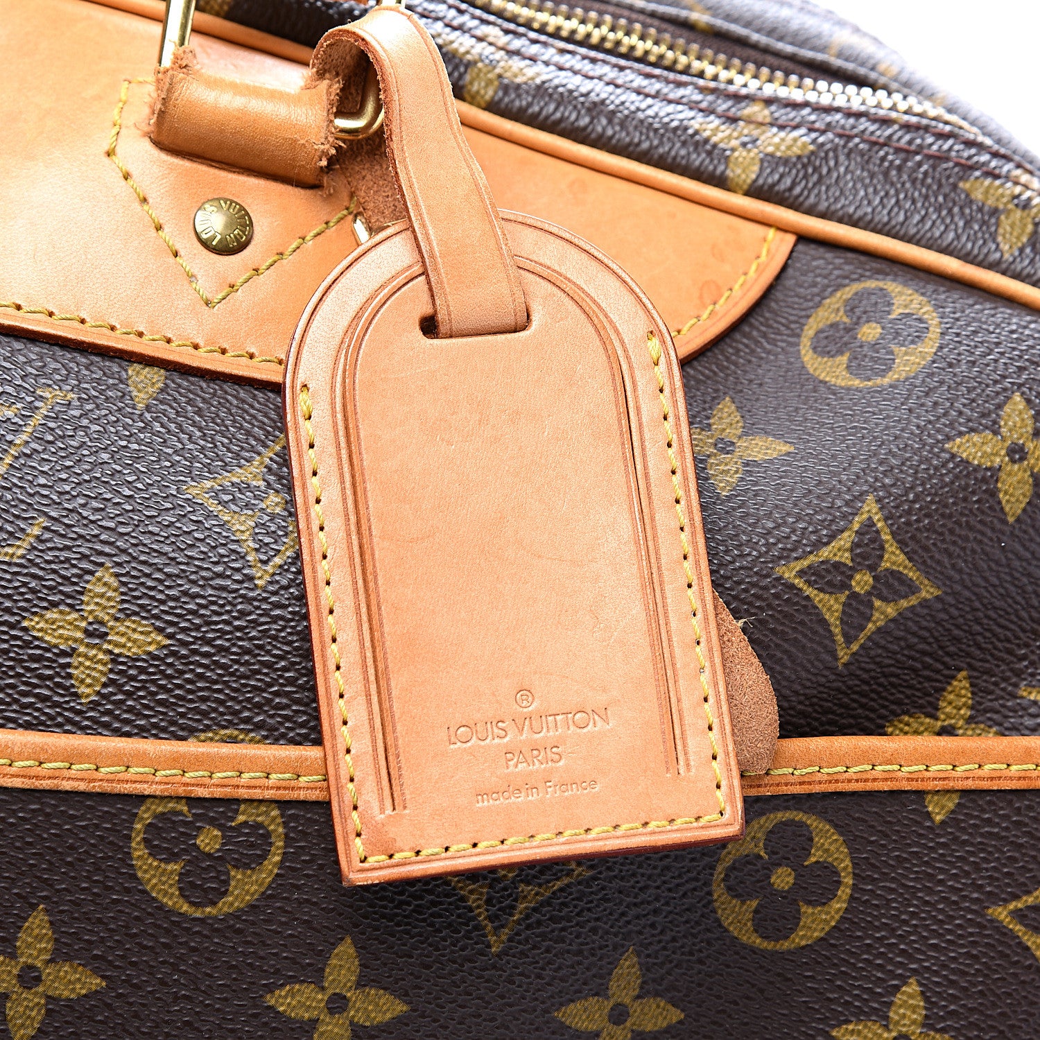 Louis Vuitton Monogram Alize 2 Compartment Luggage Travel Bag 14 of 15