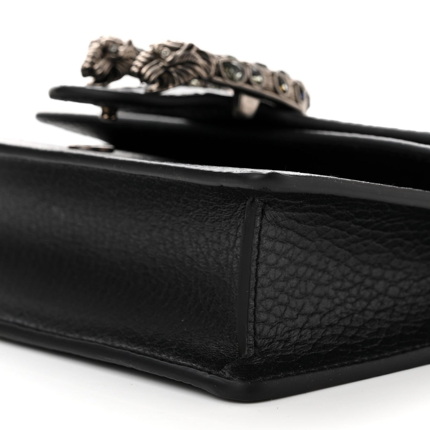 Calfskin Super Mini Dionysus Shoulder Bag Black