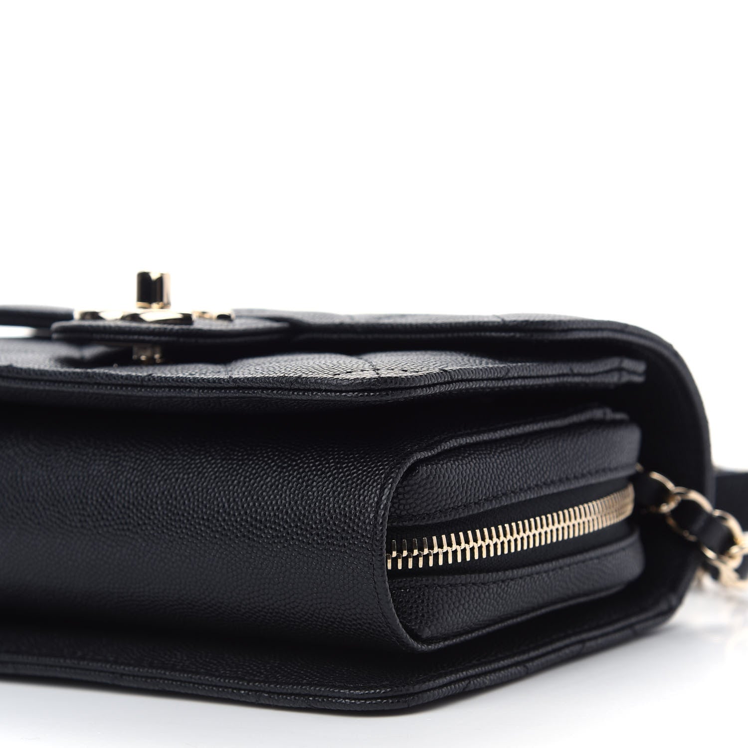 Chanel Caviar Quilted Like A Wallet Flap Black 9 of 10