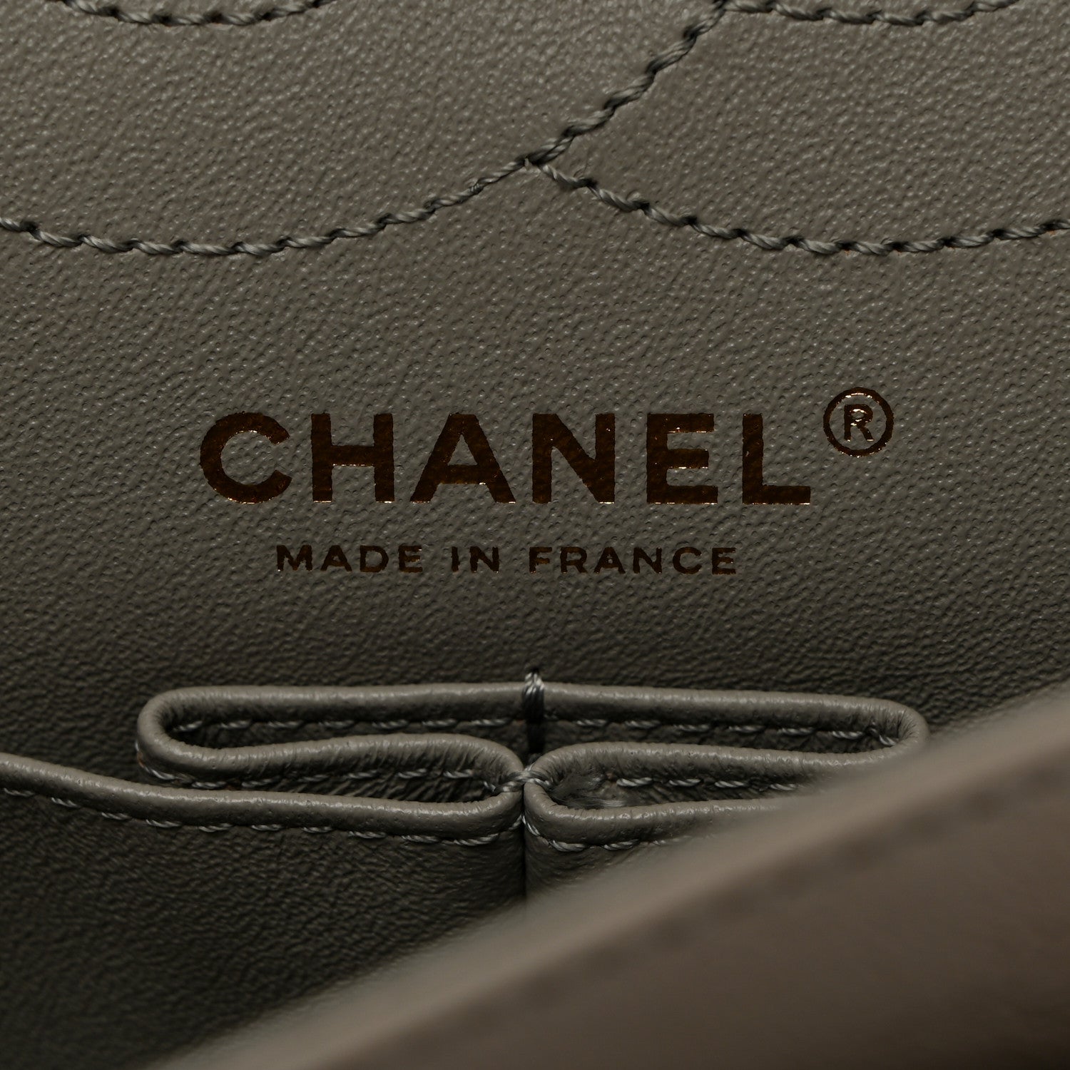 Chanel Calfskin Chevron Quilted 2.55 Reissue 225 Flap Grey 6 of 10