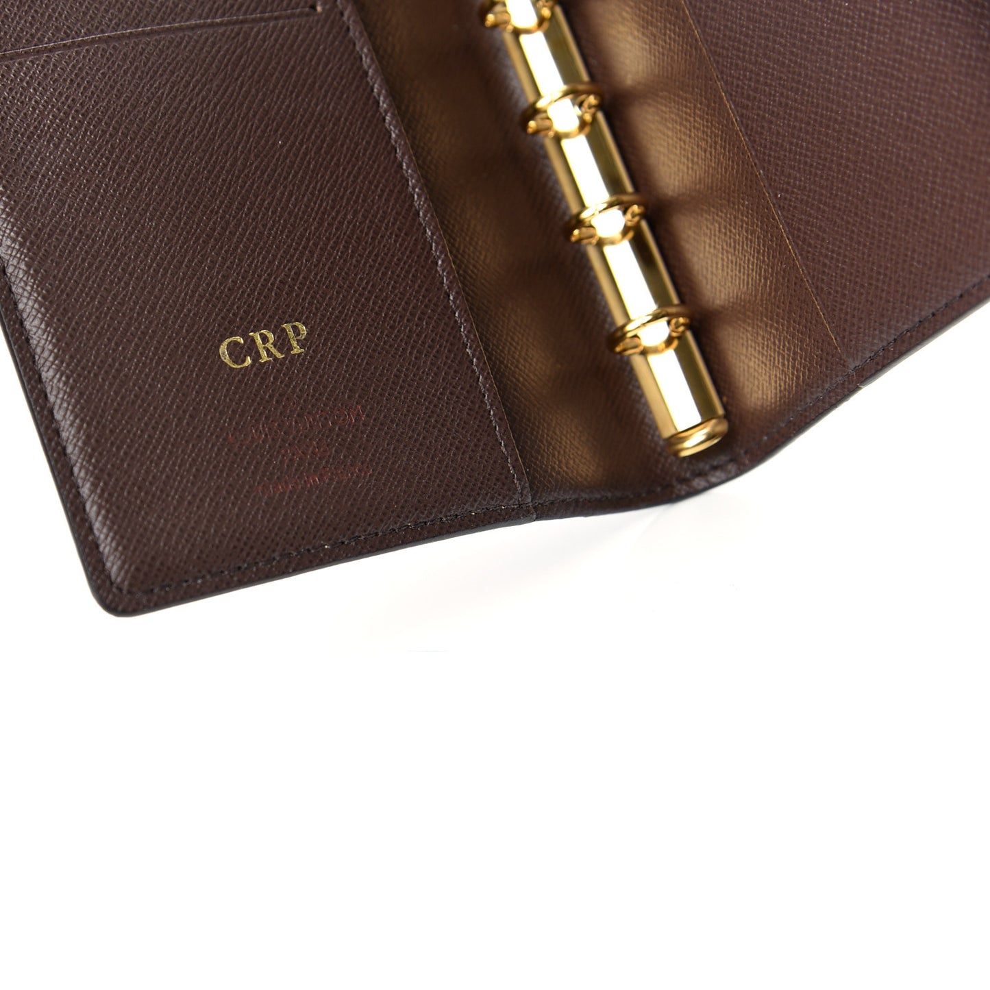 Damier Ebene Small Ring Agenda Cover
