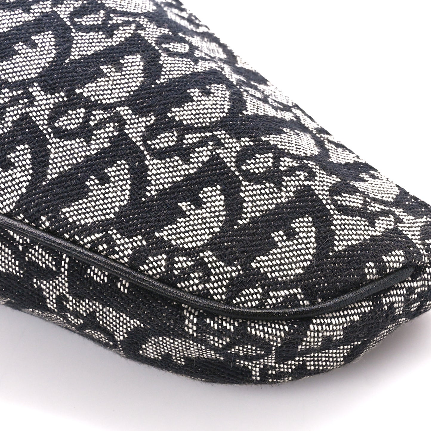Monogram Mini Saddle Pochette Black