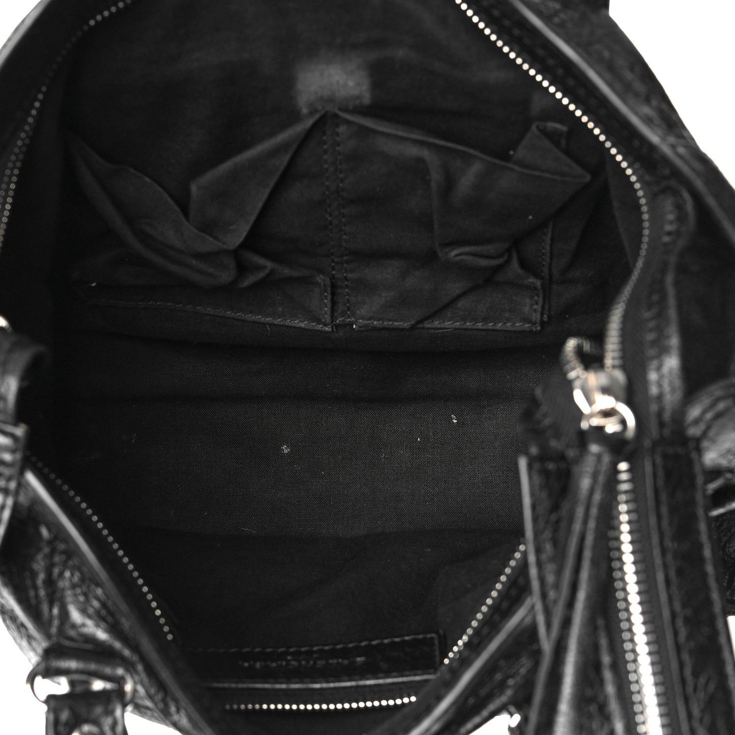 Agneau Classic Silver Hardware S City Black