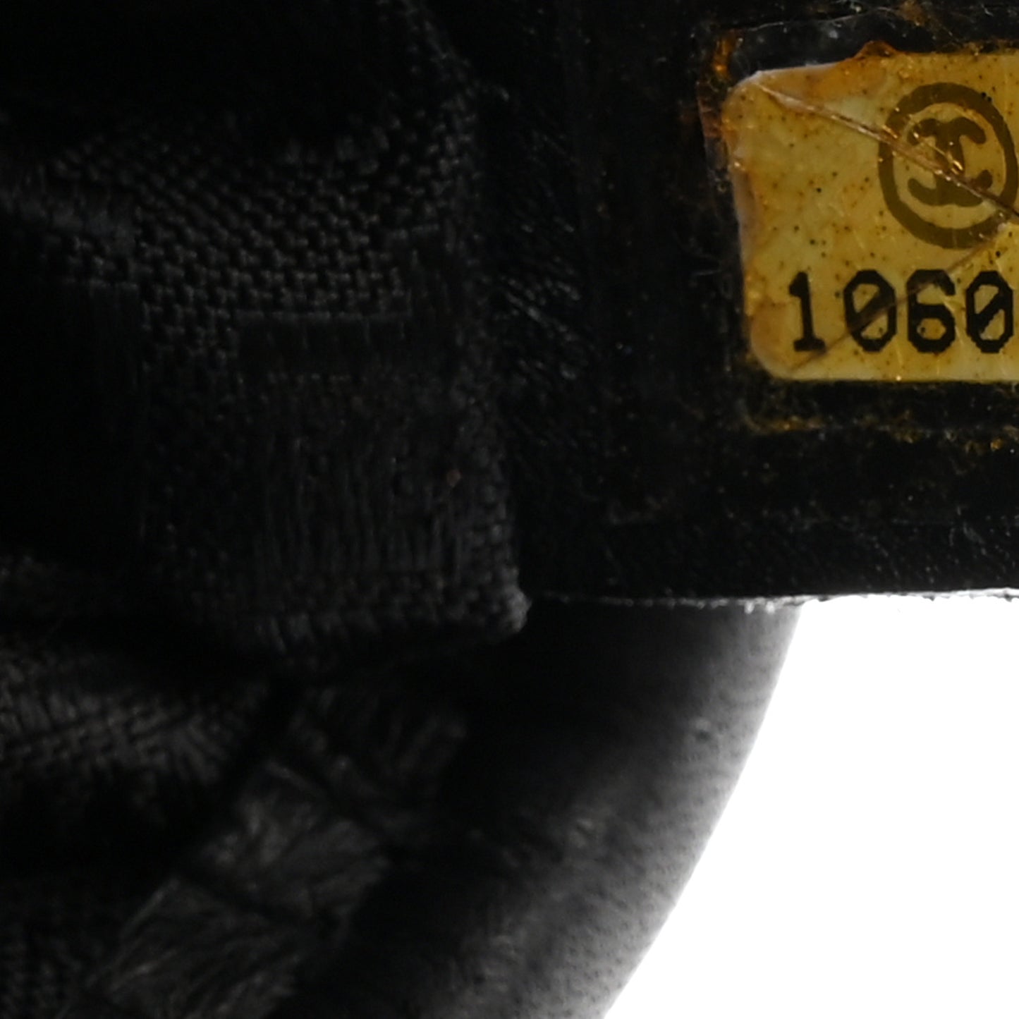 Aged Calfskin Quilted Logo Flap Belt Bag Black