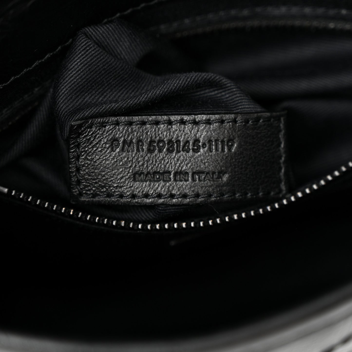 Crinkled Calfskin Matelasse Monogram Niki Chain Wallet Black