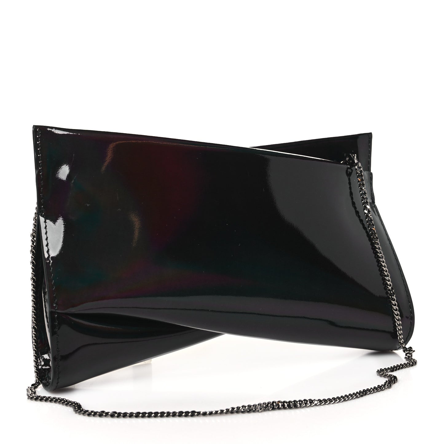 Patent Psychic Loubitwist Clutch Black