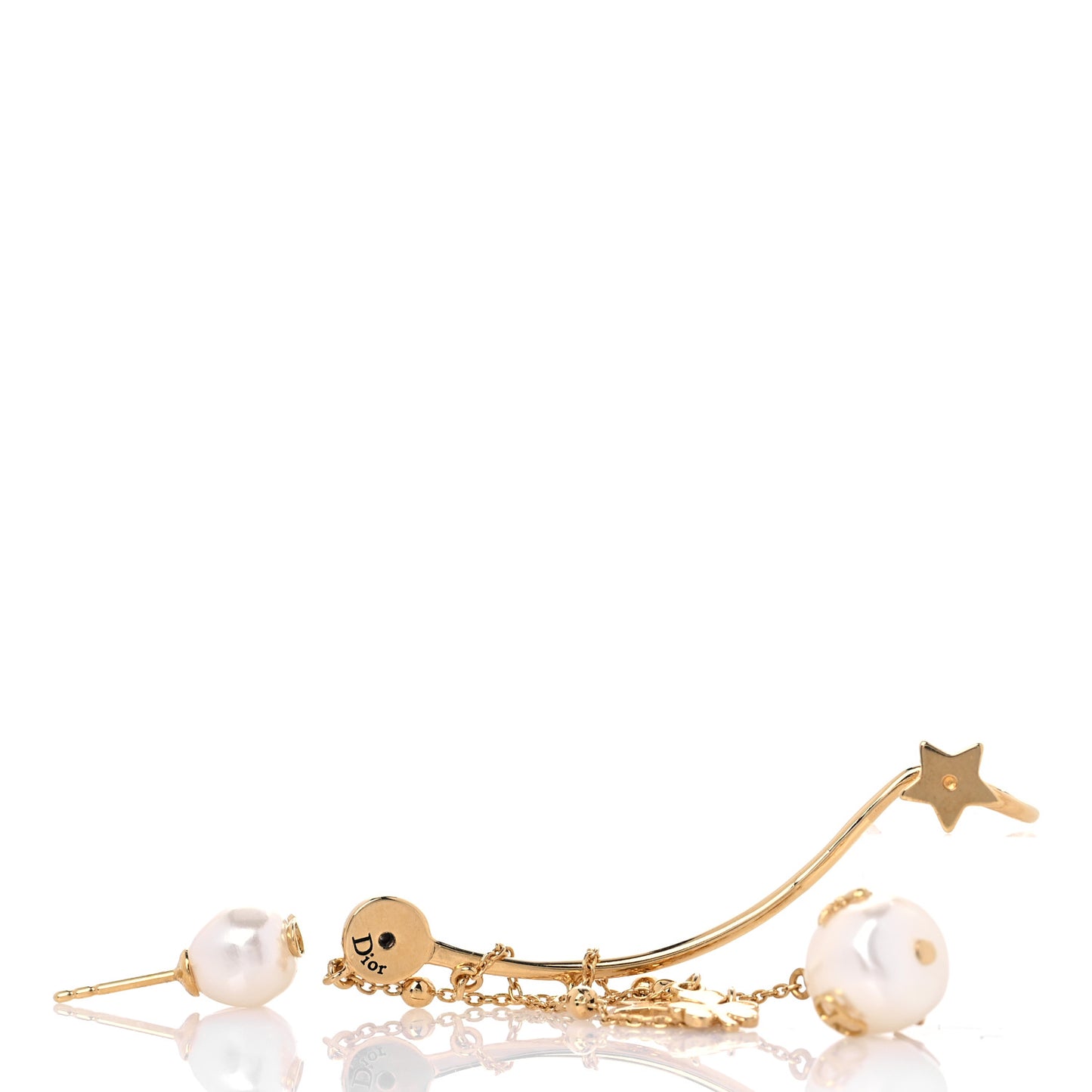 Pearl Shiny-D Earring Gold