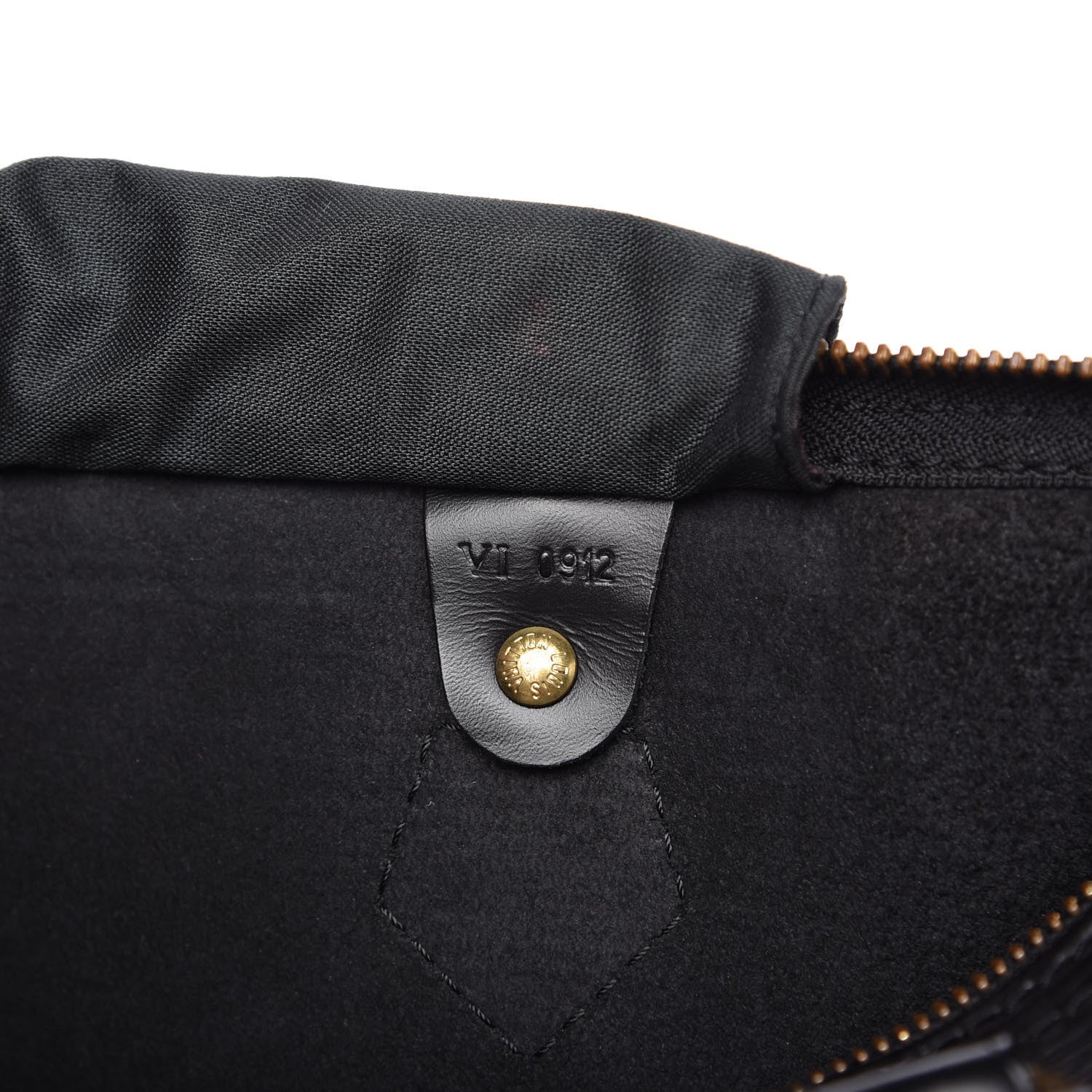 Louis Vuitton Epi Speedy 30 Black 9 of 10