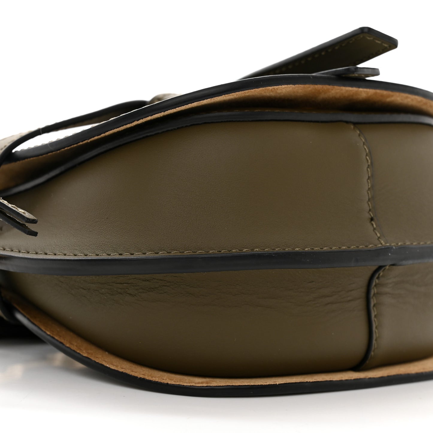 Calfskin Jacquard Mini Gate Dual Bag Autumn Green