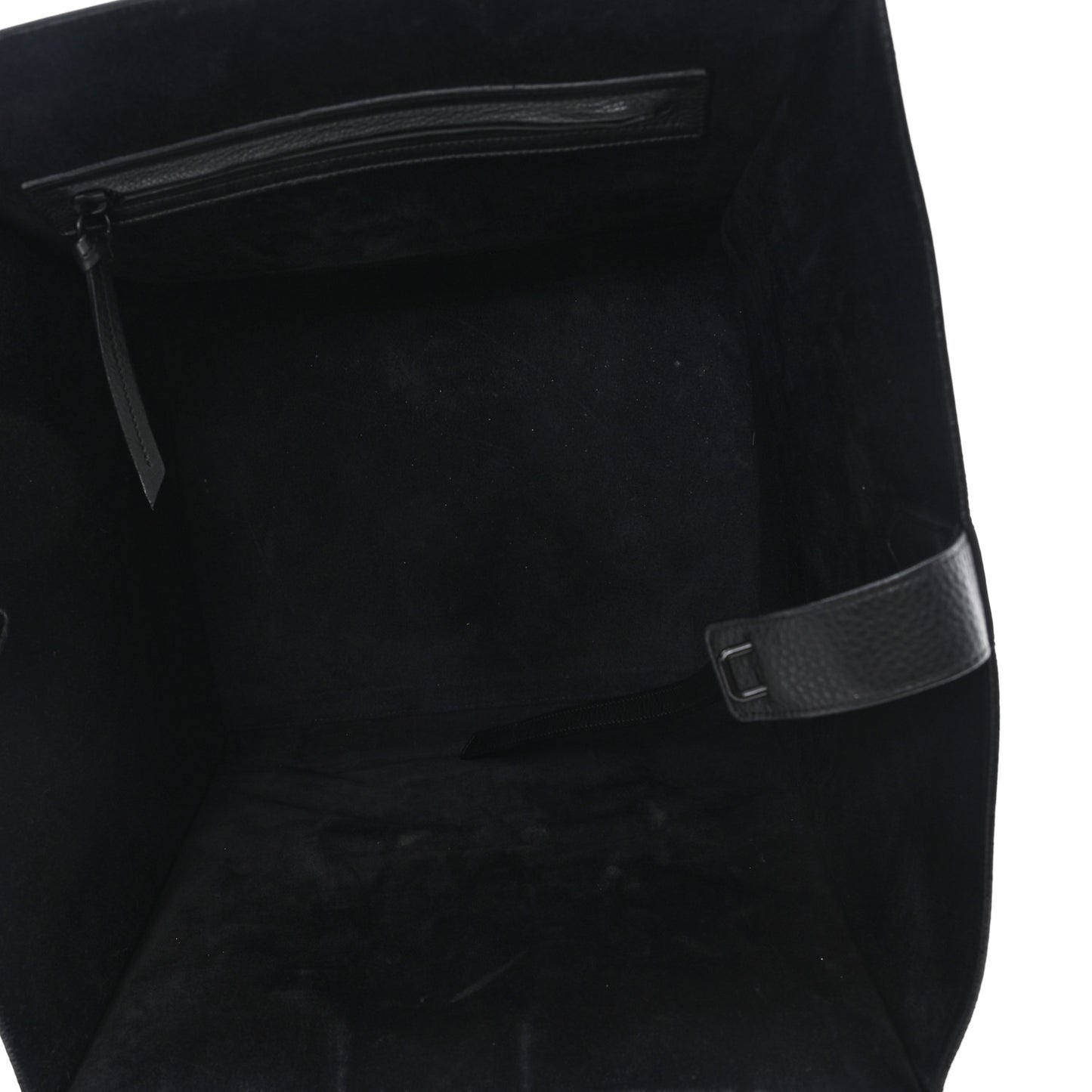 Grained Calfskin Medium Phantom Luggage Black