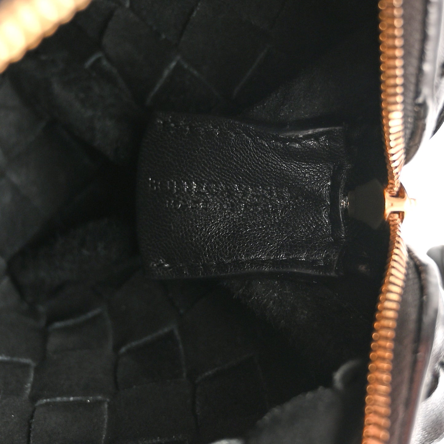 Nappa Intrecciato Mini Loop Camera Bag Black