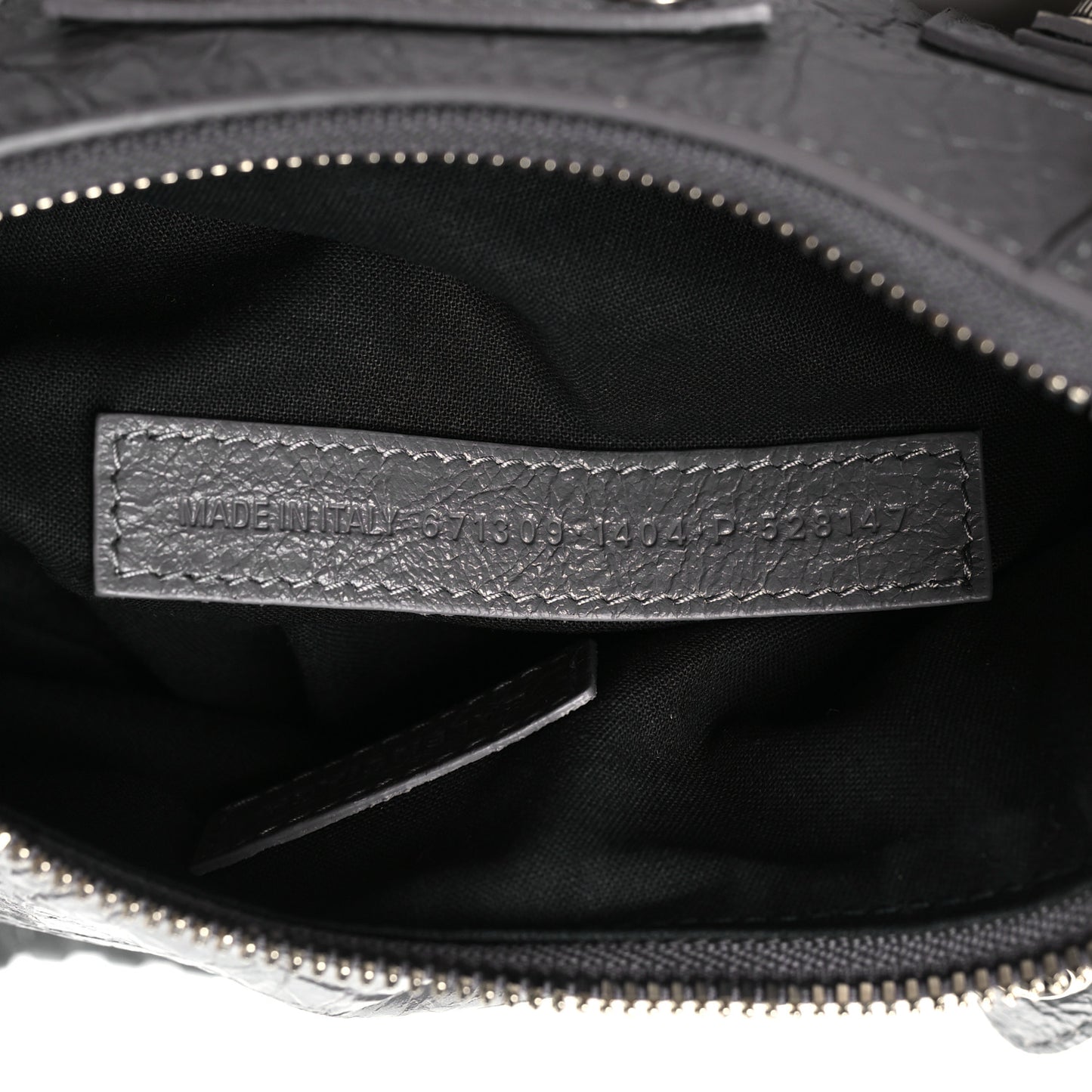 Agneau Arena Le Cagole Shoulder Bag XS Dark Grey