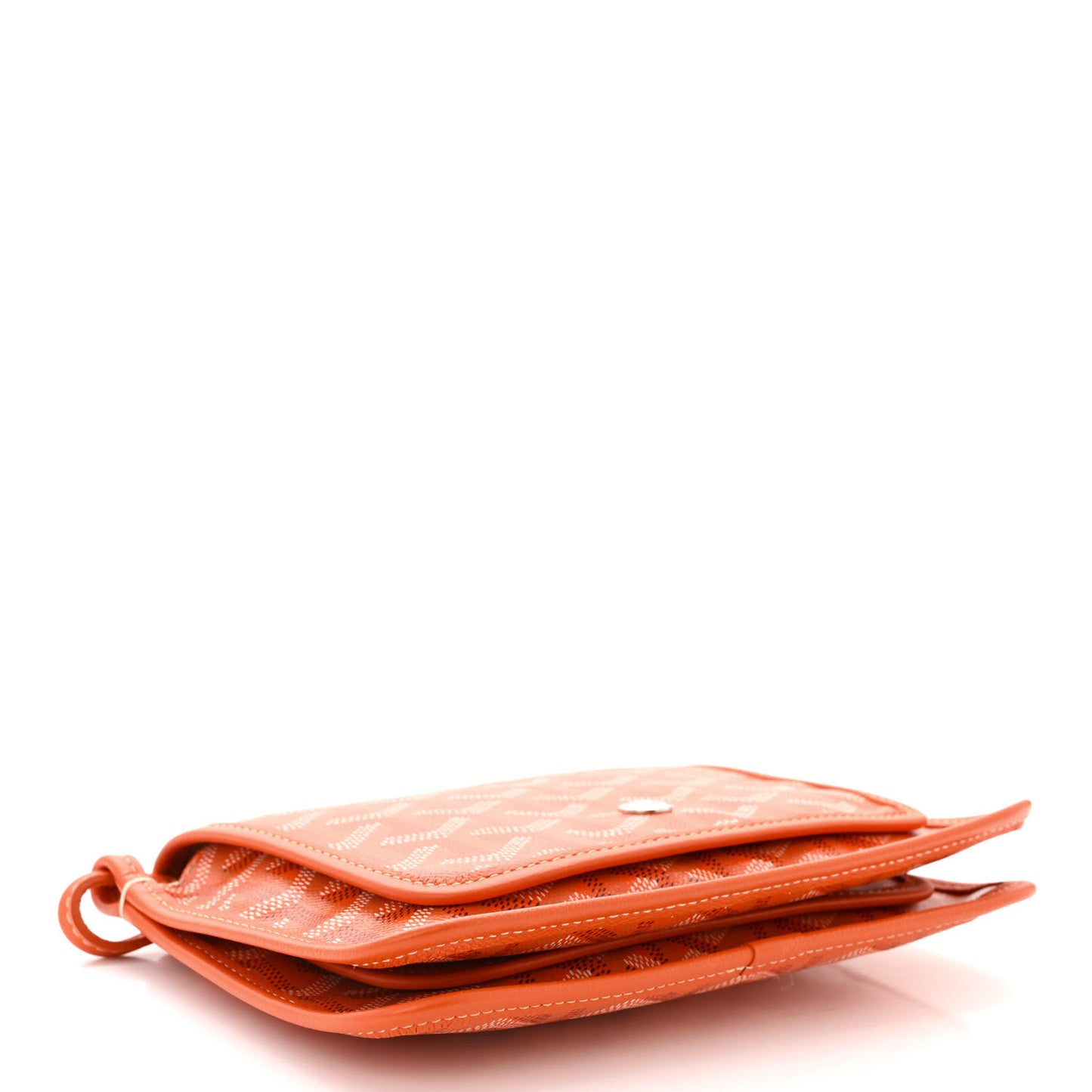 Goyardine Plumet Wallet Clutch Orange