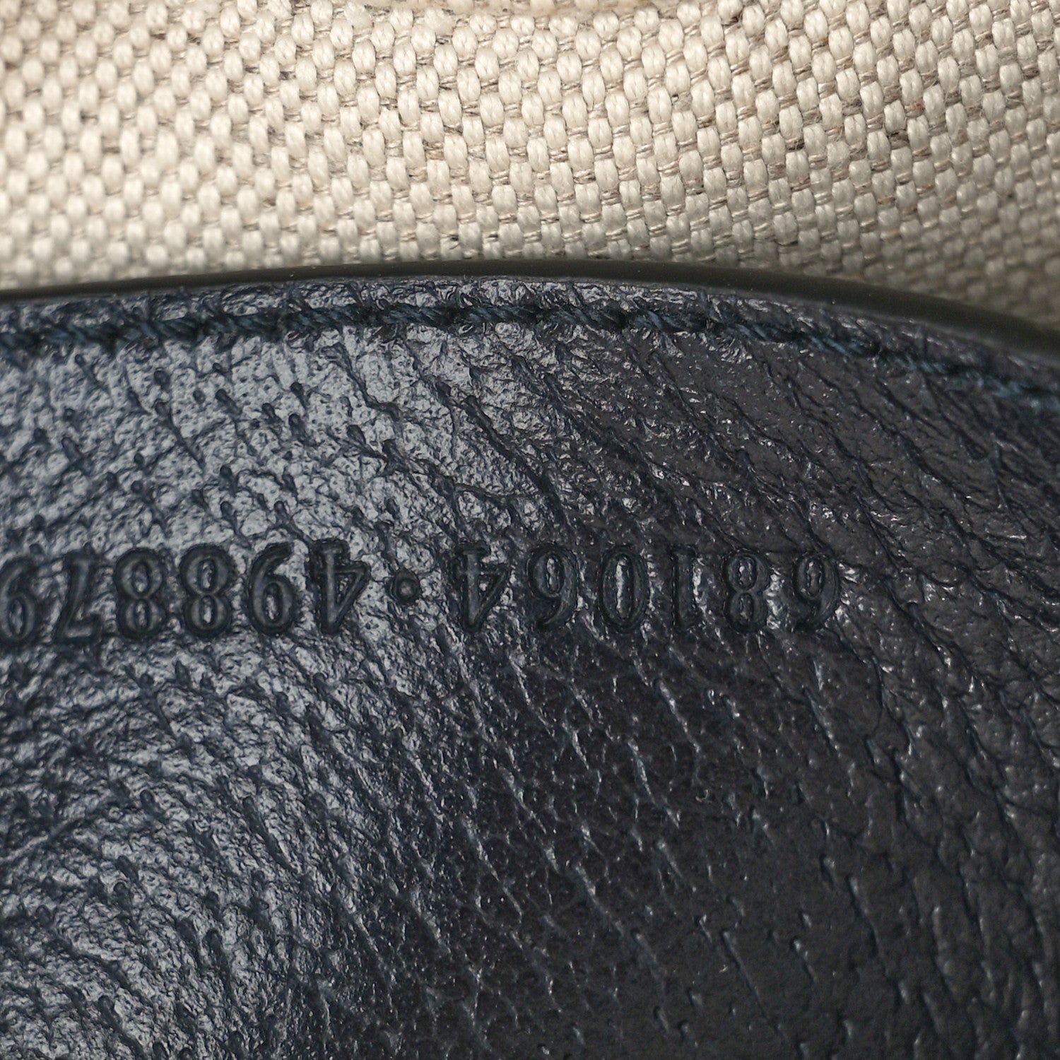 Gucci GG Supreme Monogram Textured Dollar Calfskin Web Small Ophidia Camera Bag Beige Blue 7 of 10