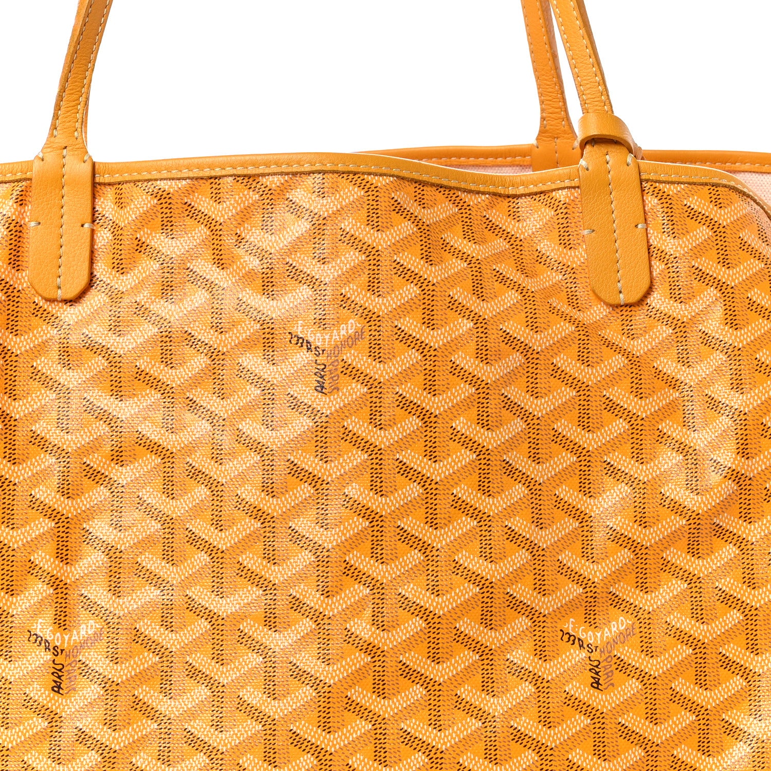 Goyard Goyardine Saint Louis GM Yellow 9 of 14