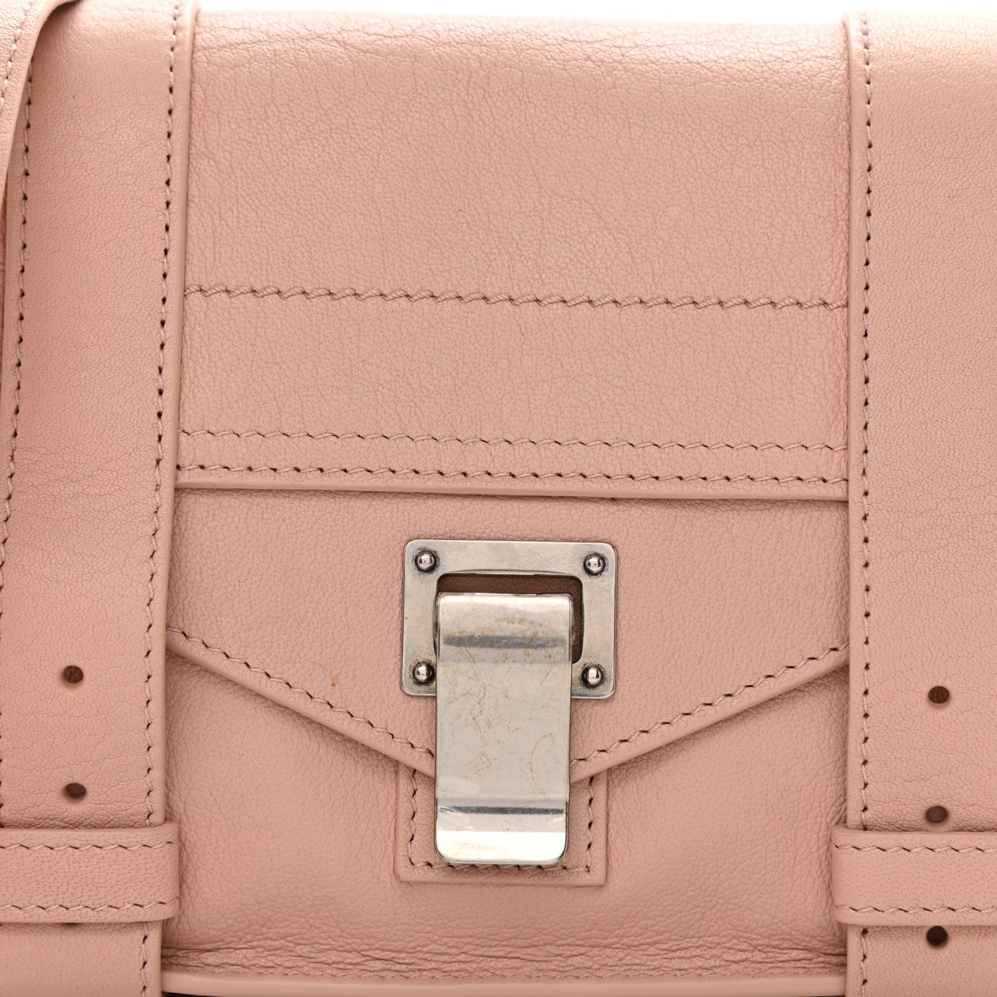 Lambskin PS1 Mini Pouch Messenger Light Apricot