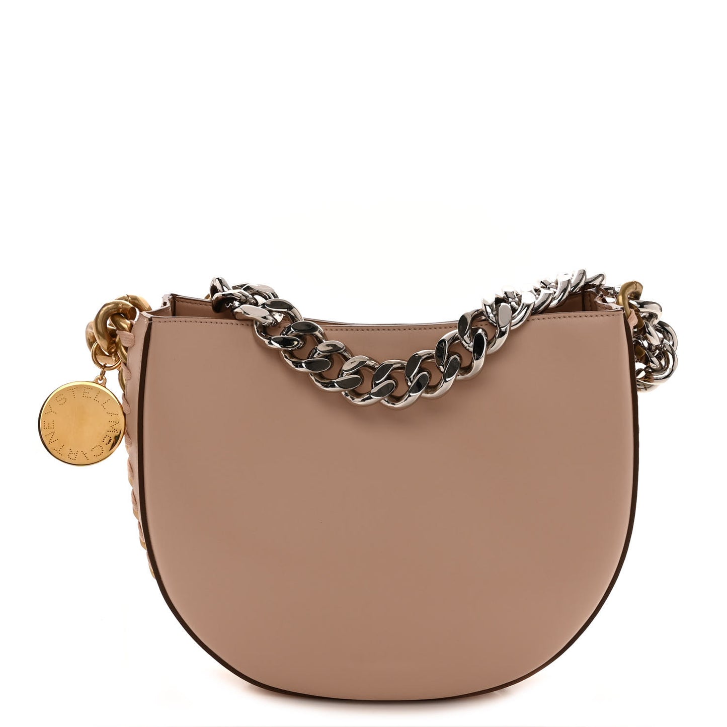 Eco Alter Nappa Medium Frayme Shoulder Bag Blush