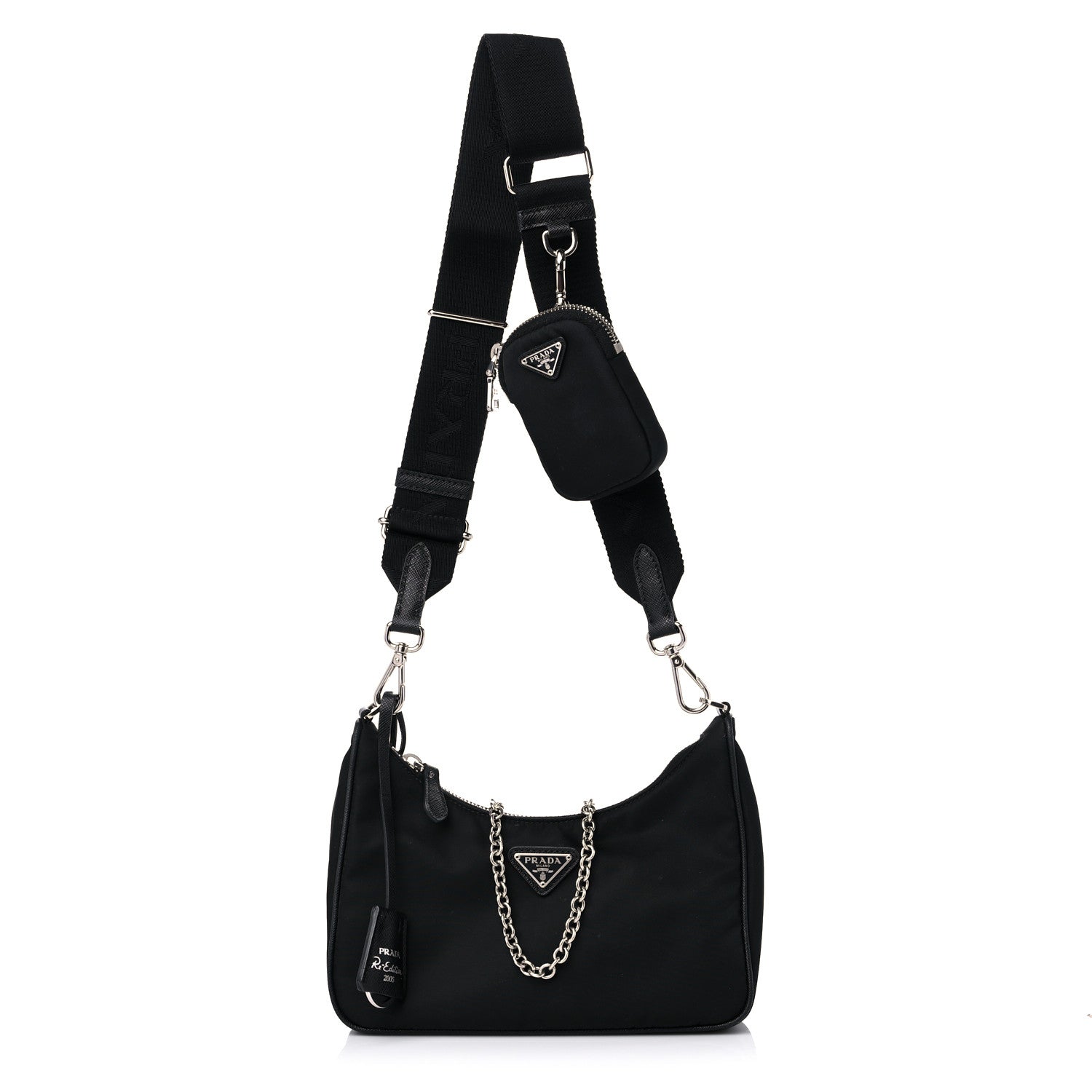 Prada Nylon Re-Edition 2005 Shoulder Bag Black 1 of 9