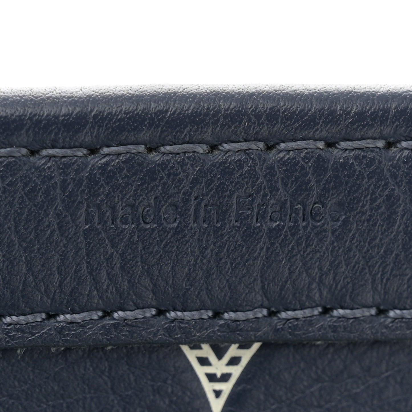 Calfskin Monogram Shadow Gaston Wearable Wallet Ink Blue White
