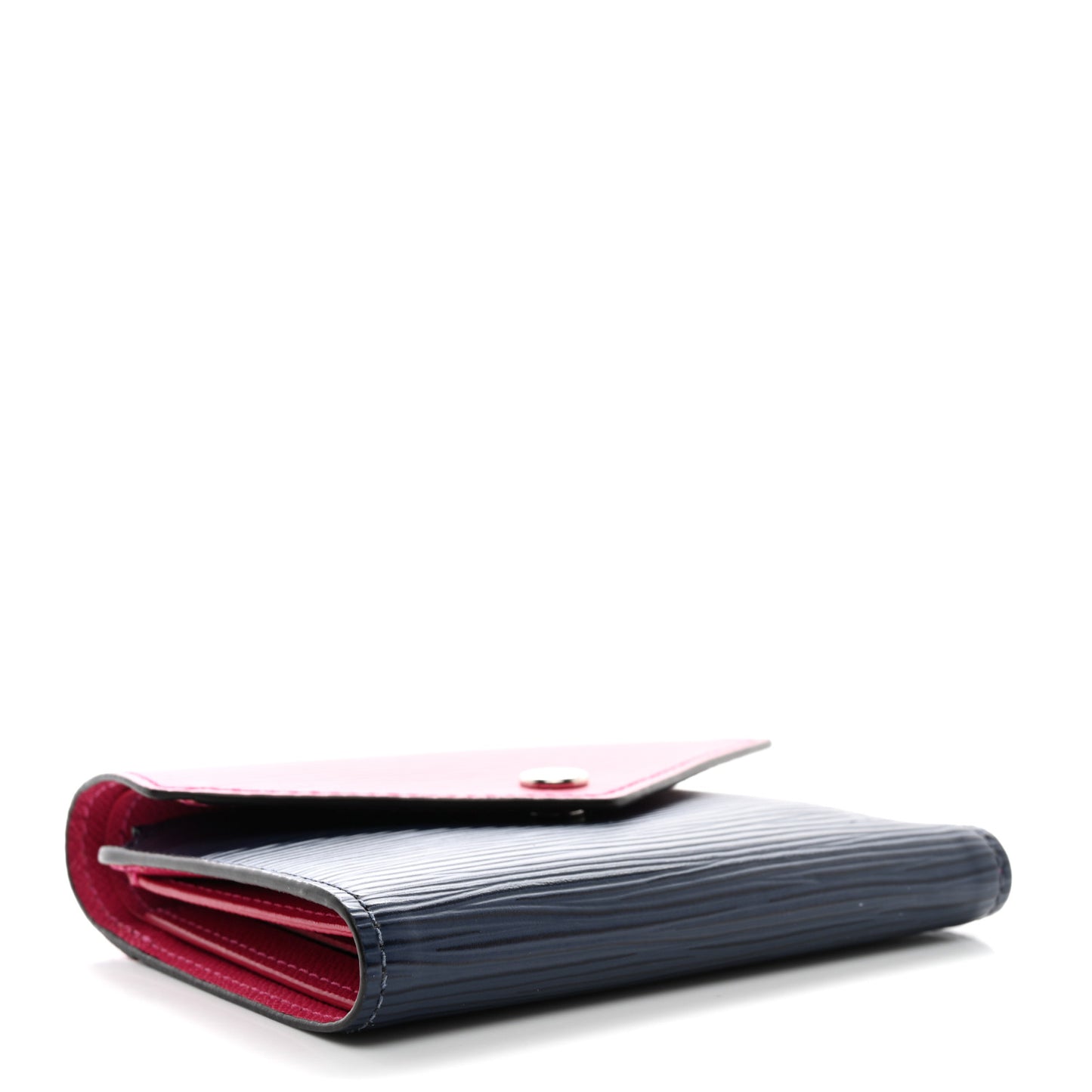 Epi Victorine Wallet Indigo Hot Pink
