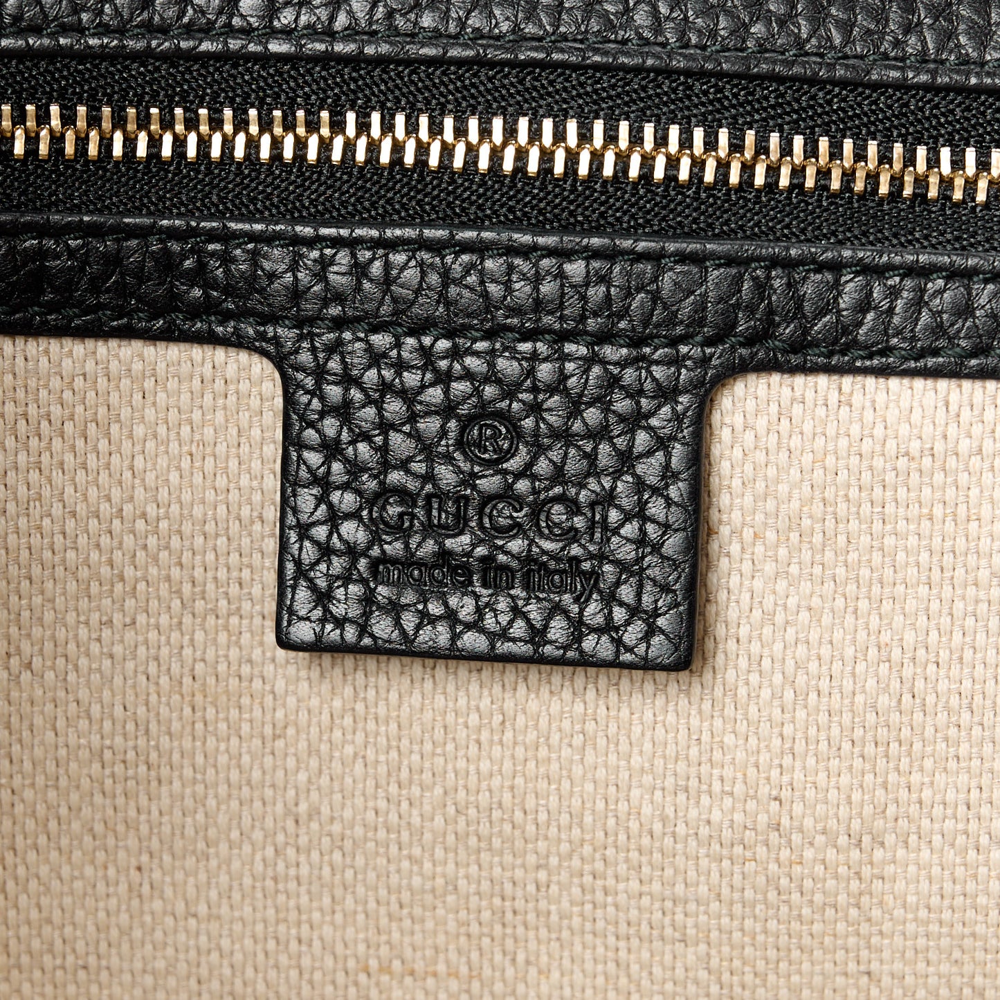 Pebbled Calfskin Medium Soho Chain Shoulder Bag Black