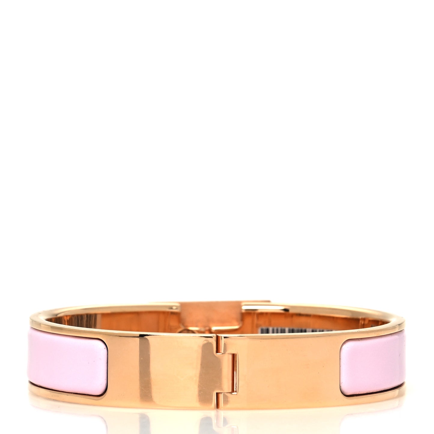 Enamel Clic Anneau Bracelet PM Rose Dragee