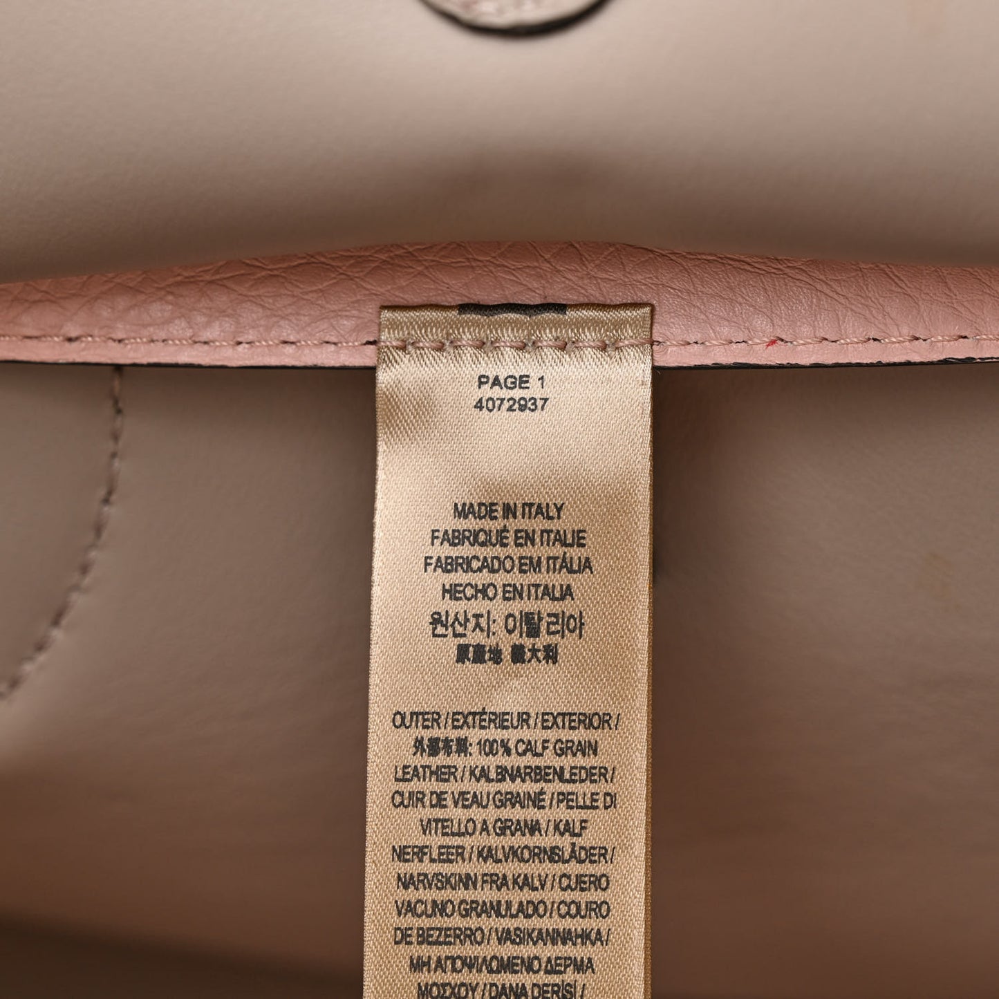 Marais Calfskin Medium Belt Bag Pale Ash Rose